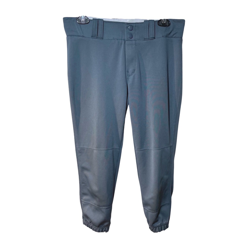 CHAMPRO Youth‎ Medium Gray Baseball Pants MVP Classic Elastic Hem Reinforced